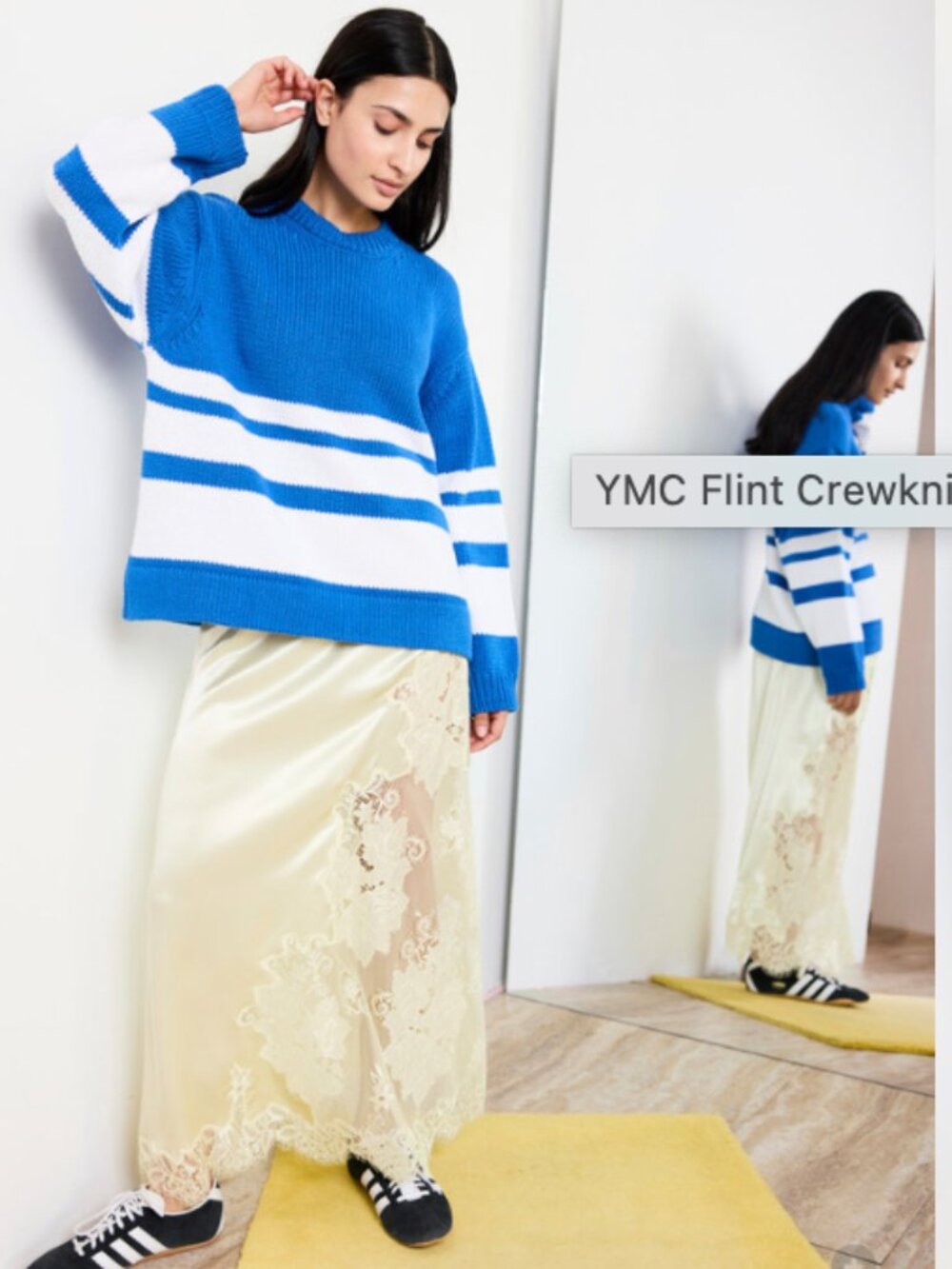 NWT YMC Flint Cotton Striped Sweater
